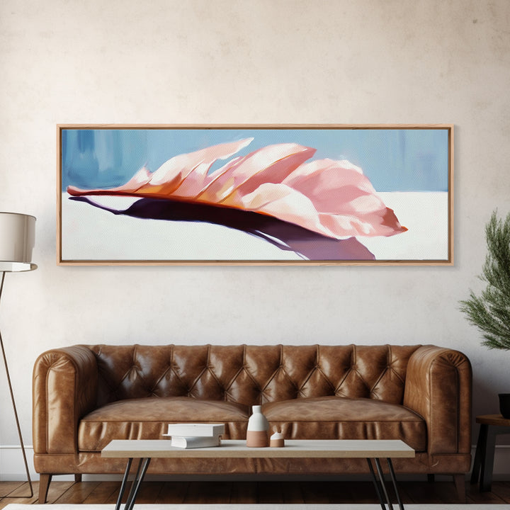 Autumn Leaves, Fall Nature Art, Warm Toned Wall Art, Cozy Aesthetic, Framed Canvas Print, Seasonal Home Decor, Bedroom Accent Piece