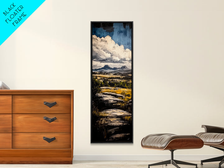 Landscape, Mountain, Rustic, Canvas Print, Cabin Wall Art, Scenic Nature Decor, Adventure Inspired, Lodge Wall Art, Tranquil Home Decor
