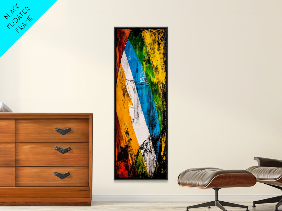 Abstract Shapes, Modern Art, Geometric Canvas Print, Bold Wall Art, Contemporary Home Decor, Large Office Art, Unique Statement Art