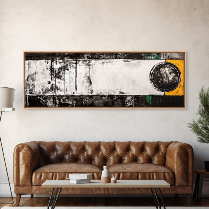 Abstract Geometry, Modern Art, Black and White Decor, Canvas Print, Bold Minimalist Painting, Office Wall Artwork, Unique Statement Piece