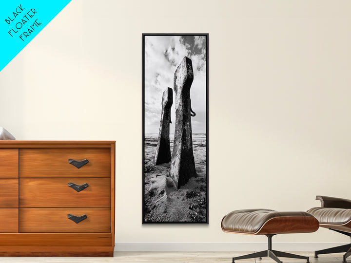 Coastal Decay, Metal Anchors, Beach Remnants, Nautical Texture Canvas Print, Industrial Entryway Wall Art, Rustic Coastal Style