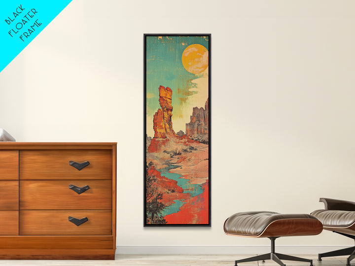Desert Mesas And Turquoise River Wall Art, Southwest Landscape Print, Western Home Decor, Rustic Office Decor, Housewarming Gift