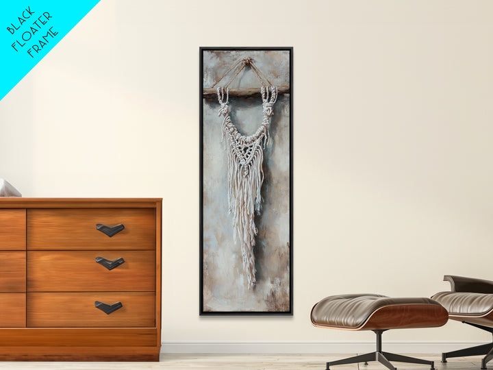 White Macrame Wall Hanging Wall Art, Boho Wall Decor, Neutral Home Decor, Textured Wall Art, Rustic Apartment Decor Gift