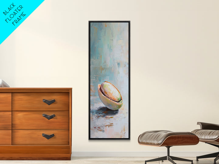 Sunlit Coconut Half Still Life Canvas Print, Tropical Kitchen Wall Decor, Coastal Art Print, Beach House Decor Gift For Her