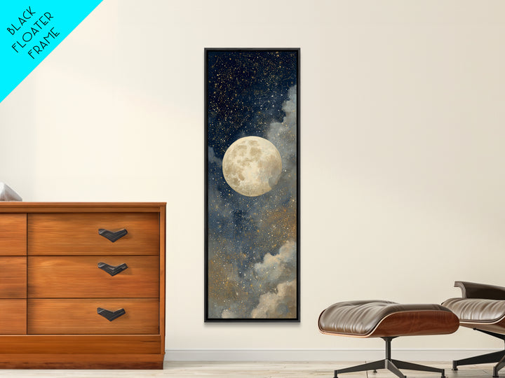 Subtle Celestial Scene Canvas Print, Above Bed Art, Photography Prints, Bedroom Decor, Fine Art, Serenity, Art Print, ABA-1x3-49
