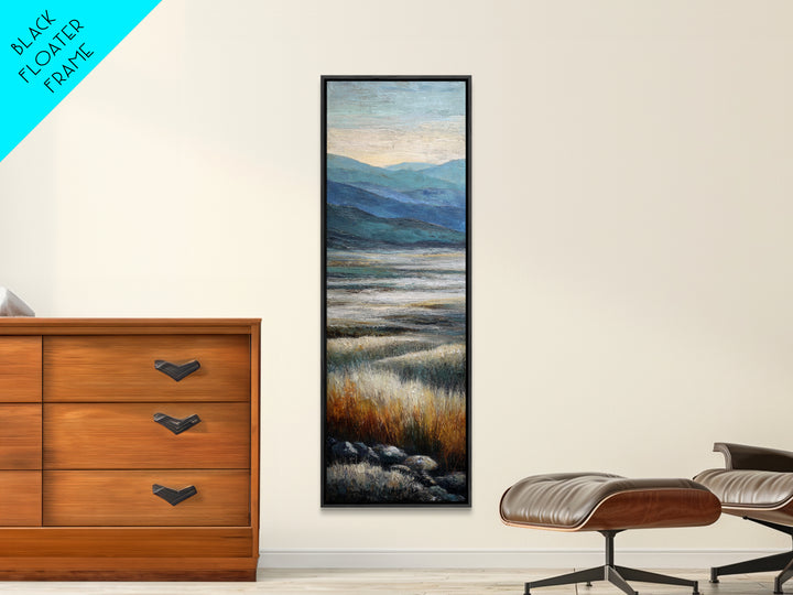 Soft Romantic Landscape Canvas Print, Above Bed Art, Bedroom Wall Art, Bedroom Decor, Fine Art, Serenity, Textured Painting, ABA-1x3-5