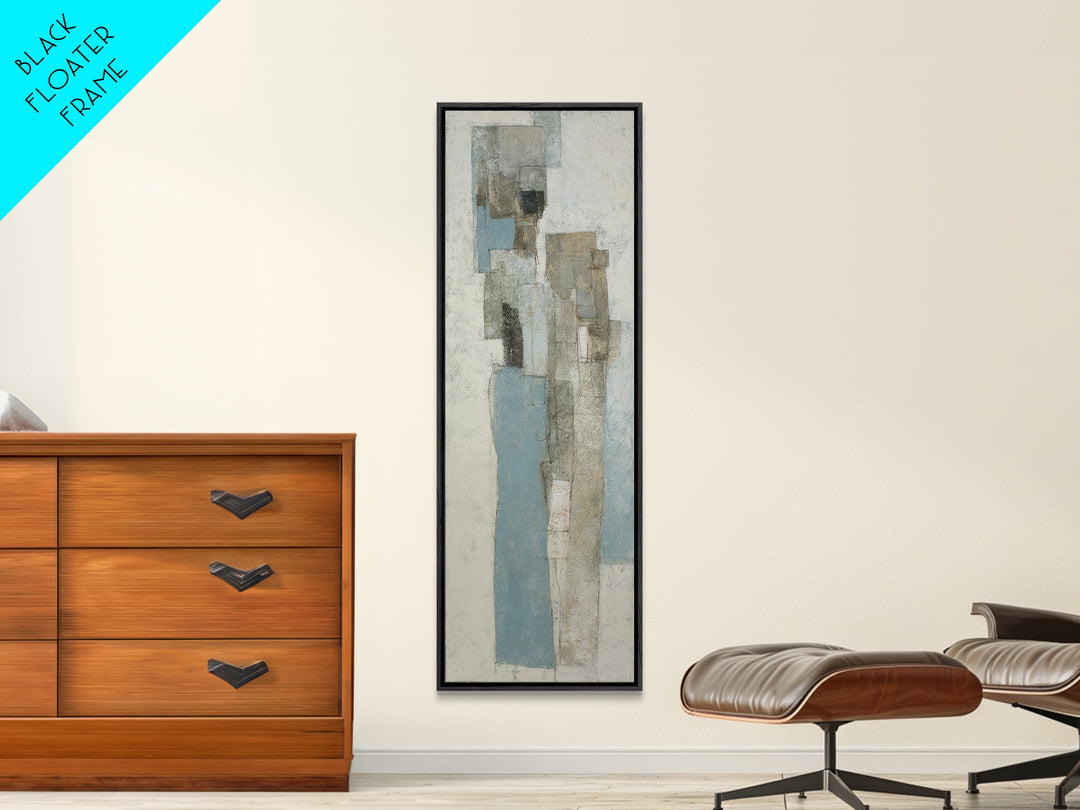 Minimal Two Figure Line Drawing Canvas Print, Above Bed Art, Bedroom Decor, Oil Painting, Serenity, Boho Decor, Western Decor, ABA-1x3-68