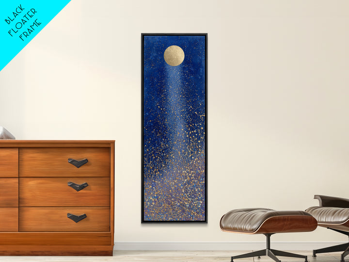 Subtle Celestial Scene Canvas Print, Above Bed Art, 3 Piece Wall Art, Bedroom Decor, Oil Painting, Serenity, Textured Painting, ABA-1x3-97