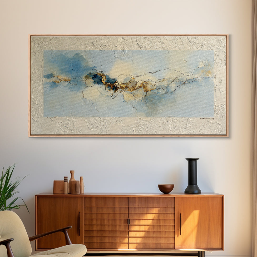 Minimal Two Figure Line Drawing Canvas Print, Above Bed Art, Printable Wall Art, Bedroom Decor, Oil Painting, Serenity, ABA-2x1-52