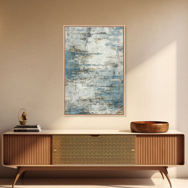 Japandi Ink Shapes Framed Canvas Print, Above Bed Art, Statement Artwork, Bedroom Decor, Fine Art, Serenity, Printable Wall Art, ABA-2x3-2