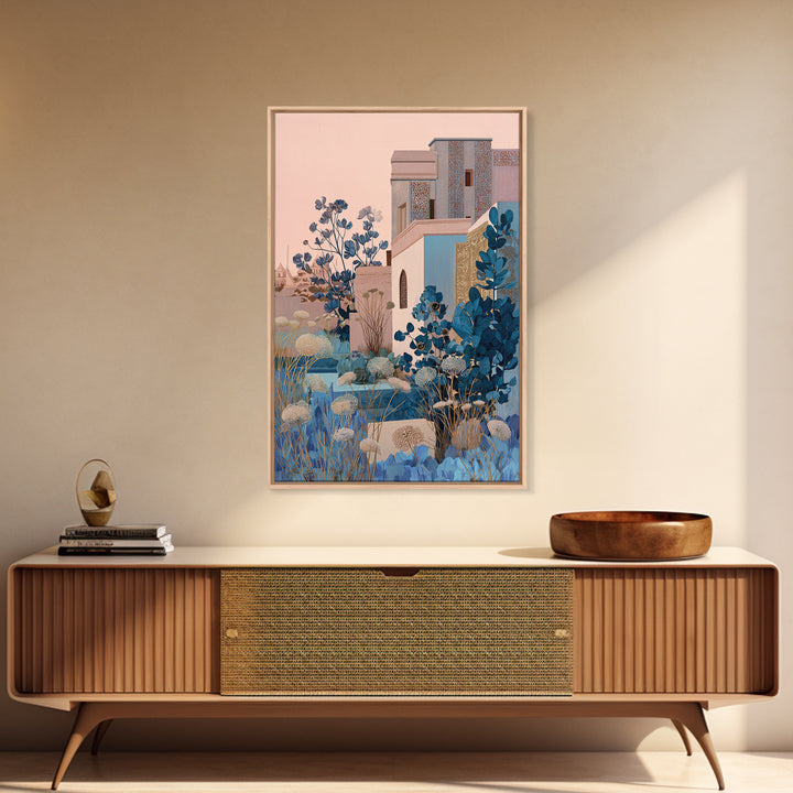 Oversized Lavender Field Framed Canvas Print, Above Bed Art, Room Decor, Bedroom Decor, Oil Painting, Serenity, Large Wall Art, ABA-2x3-51