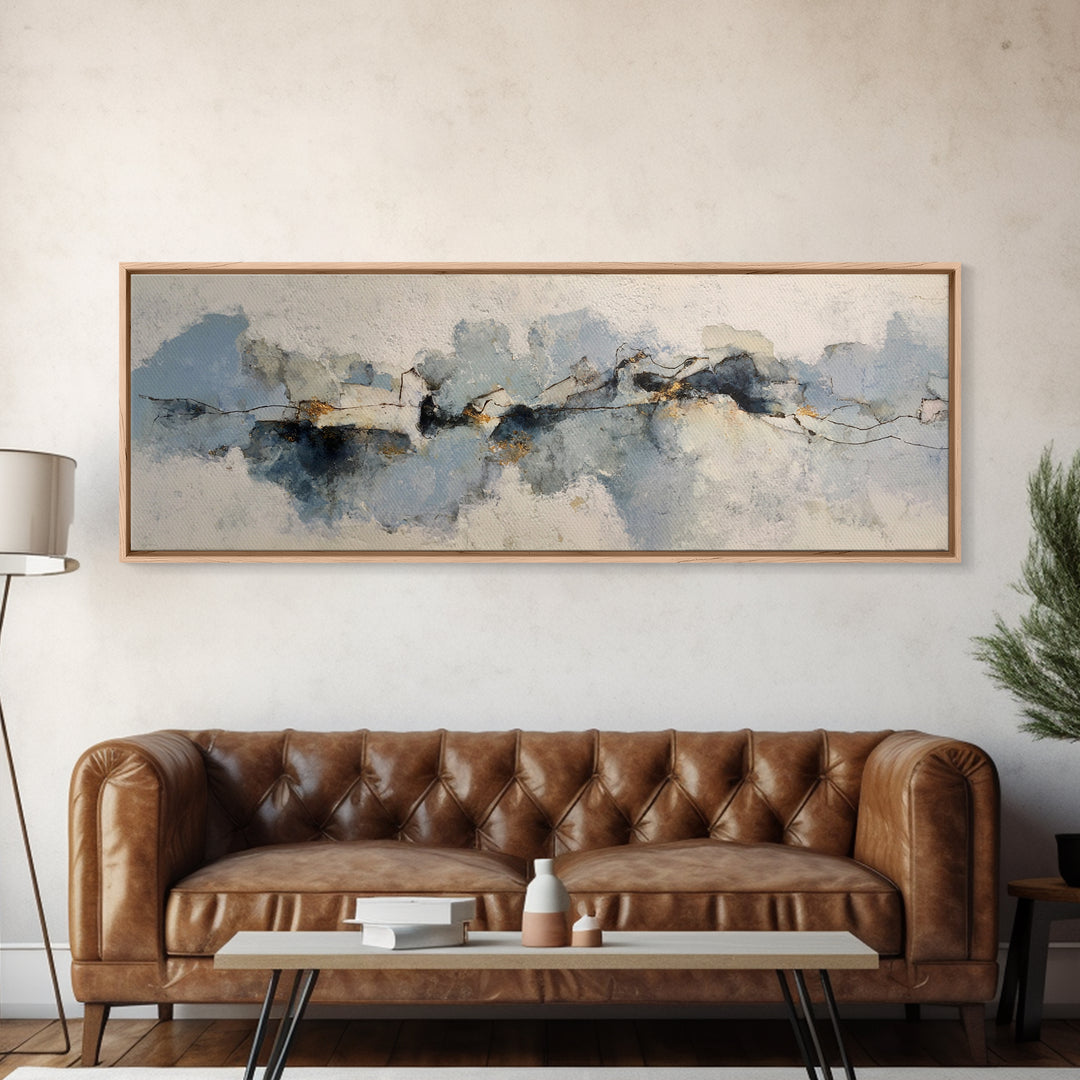 Minimal Two Figure Line Drawing Canvas Print, Above Bed Art, Gallery Decor, Bedroom Decor, Fine Art, Serenity, Wall Art, ABA-3x1-96