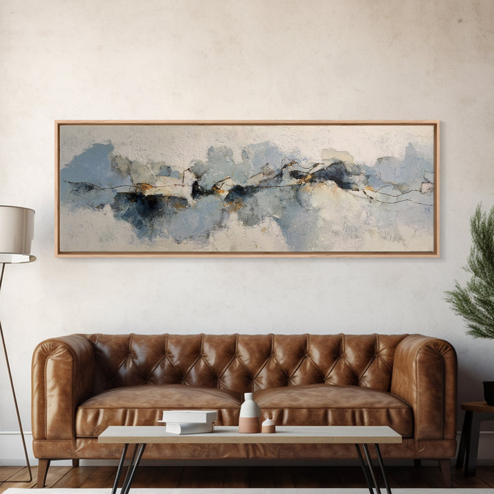 Minimal Two Figure Line Drawing Canvas Print, Above Bed Art, Gallery Decor, Bedroom Decor, Fine Art, Serenity, Wall Art, ABA-3x1-96