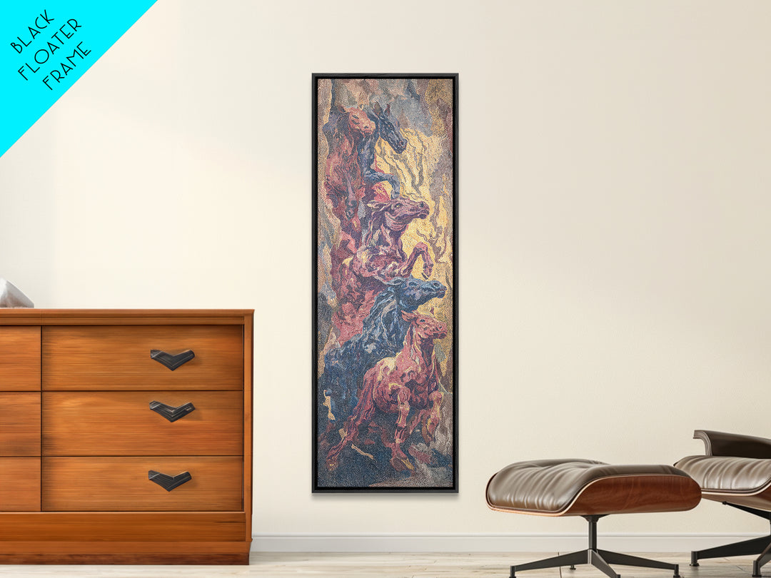 Textured Tribal Bird Figure Abstract Wall Art, African Inspired Canvas Decor, Afrocentric Painting, Bold Home Decor Gift