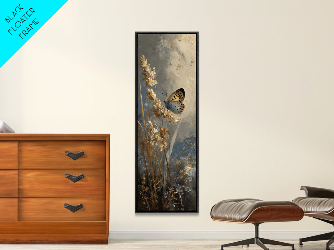Butterfly Specimen Composition Canvas Print, Animal Art, Nursery Decor, Living Room Decor, Fine Art, Creature, Nursery Art, ANI-1x3-11