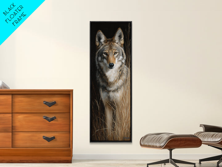 Dog Portrait with Painterly Collar and Loyal Canvas Print, Animal Art, Cat Art, Living Room Decor, Fine Art, Creature, ANI-1x3-49