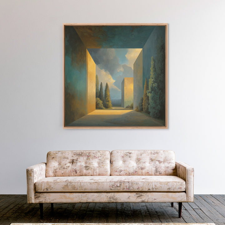 Surreal Dream Landscape Framed Canvas Print, Art, Wall Art for Mom, Living Room Decor, Fine Art, Wood Wall Art, ART-1x1-11