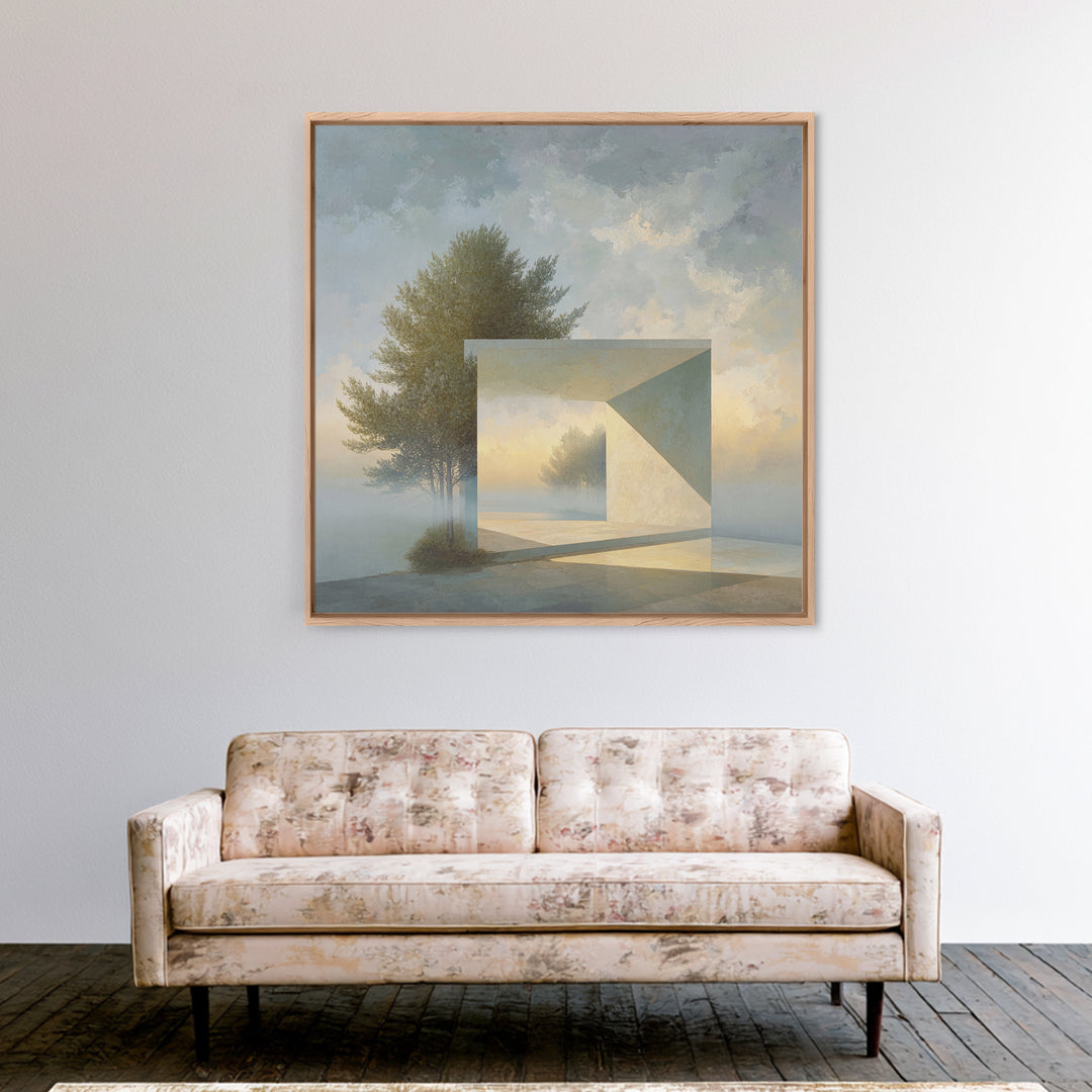 Surreal Dream Landscape Canvas Print, Art, Resin Art, Living Room Decor, Fine Art, Luxury Decor, Textured Painting, ART-1x1-59