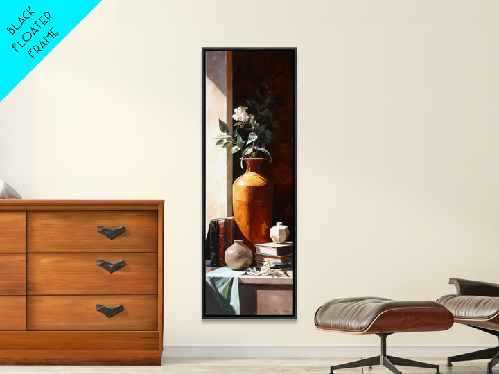 Sunlit Interior Still Life Canvas Print, Art, Ai Art, Living Room Decor, Fine Art, Home Decor, Gallery Decor, ART-1x3-26