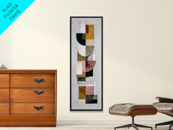 Geometric Color Study Canvas Print, Art, Fine Art Print, Living Room Decor, Abstract Art, Digital Art, Printable Wall Art, ART-1x3-93