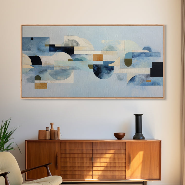Abstract Water Forms Canvas Print, Art, Living Room Decor, Fine Art, Art Nouveau, Framed Wall Art, Canvas Wall Art, ART-2x1-39
