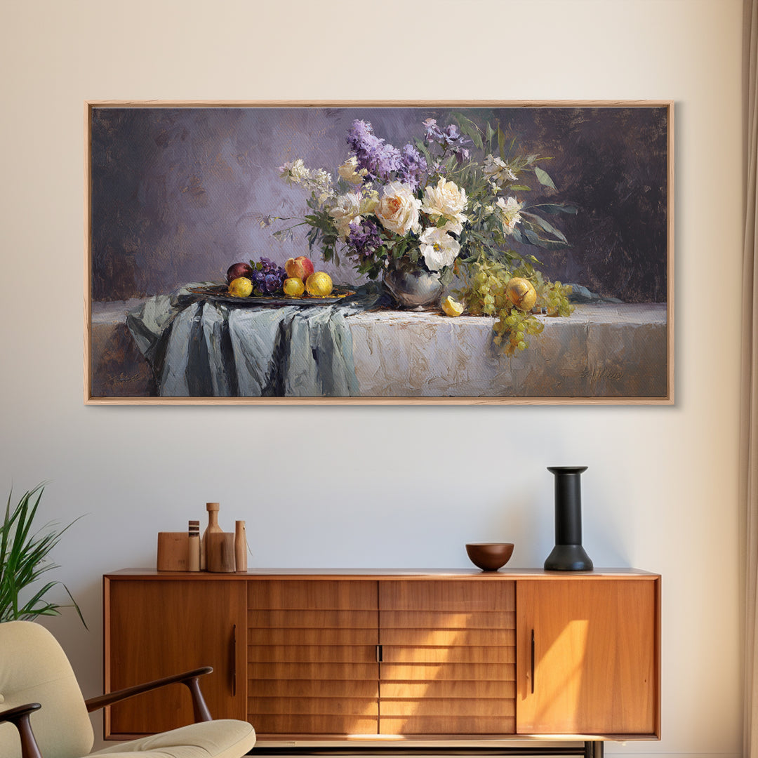 Museum Still Life Canvas Print, Art, Printable Wall Art, Living Room Decor, Watercolor Art, Canvas Art, Ai Art, ART-2x1-93