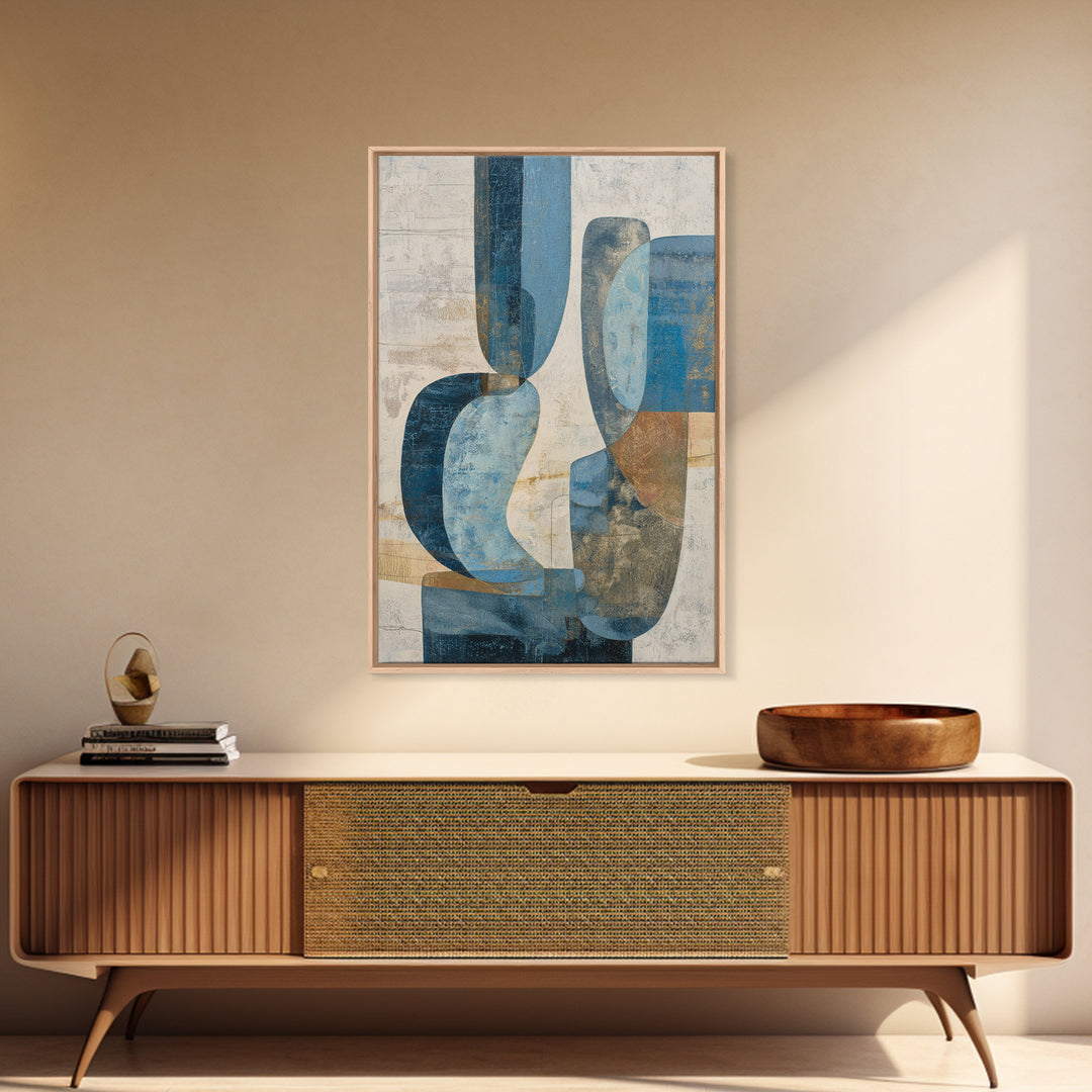 Abstract Water Forms Framed Canvas Print, Art, Room Decor, Living Room Decor, Abstract Art, Art Commission, Digital Wall Art, ART-2x3-75