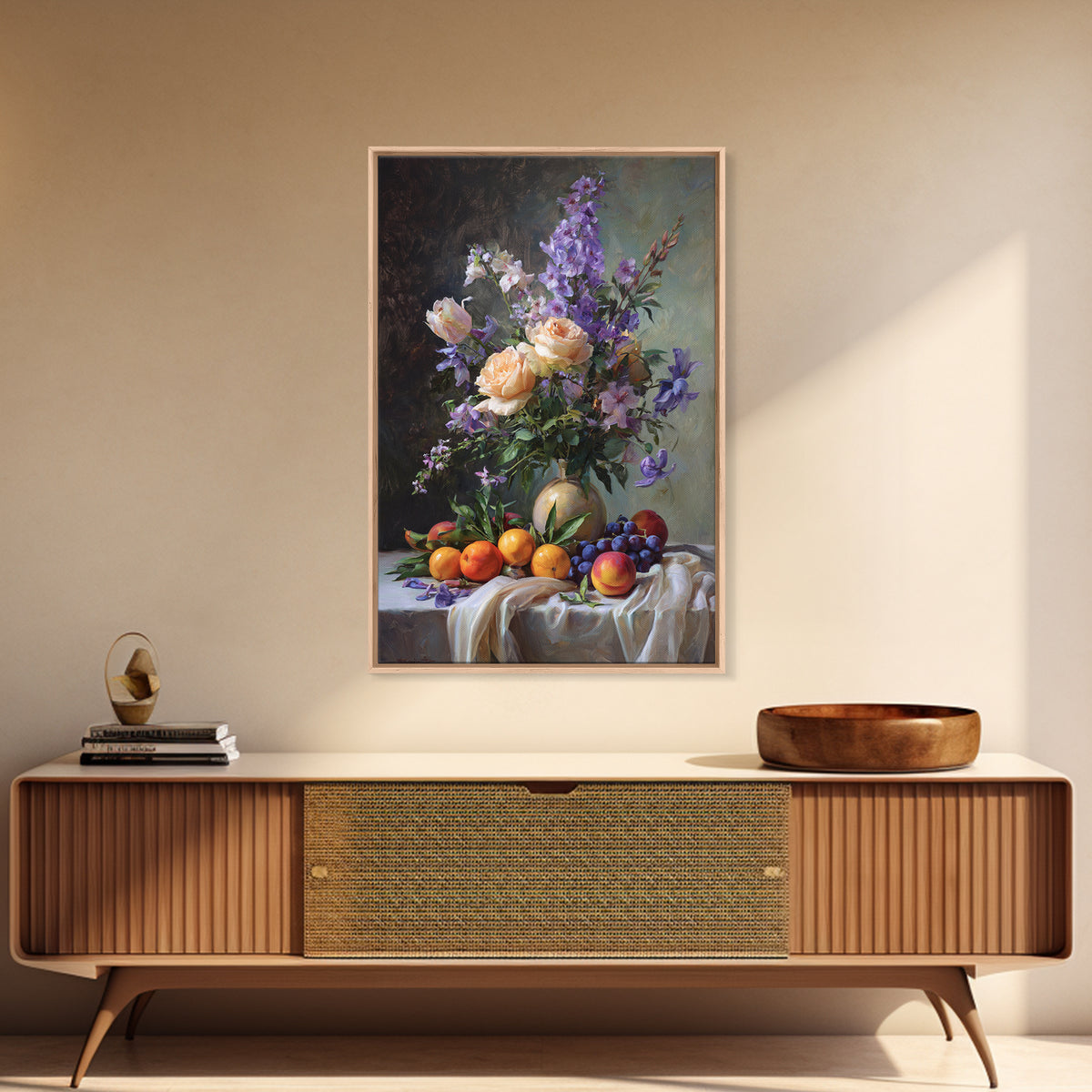 Museum Still Life Canvas Print, Art, Wall Art Prints, Living Room Decor, Fine Art, Ai Art, Textured Wall Art, ART-2x3-81
