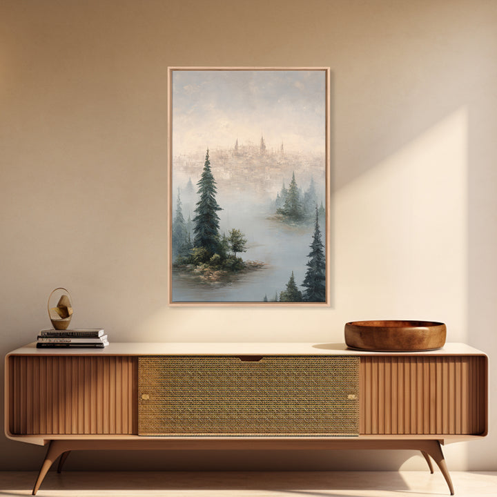 Surreal Dream Landscape Canvas Print, Art, Printable Wall Art, Living Room Decor, Fine Art, Canvas Art, Ai Art, ART-2x3-91