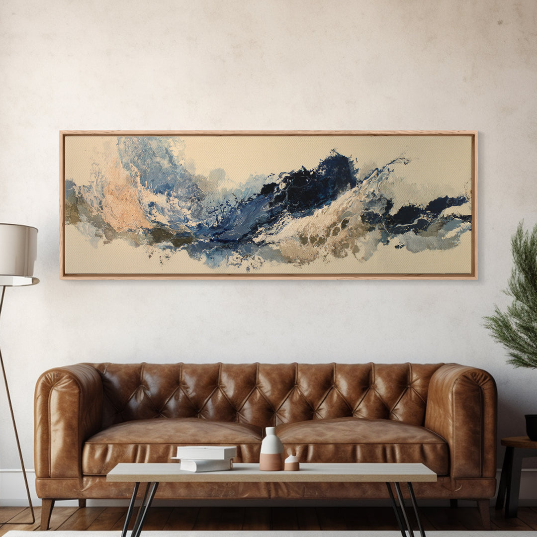 Abstract Water Forms Canvas Print, Art, Printable Art, Living Room Decor, Abstract Art, Statement Artwork, Boho Decor, ART-3x1-11