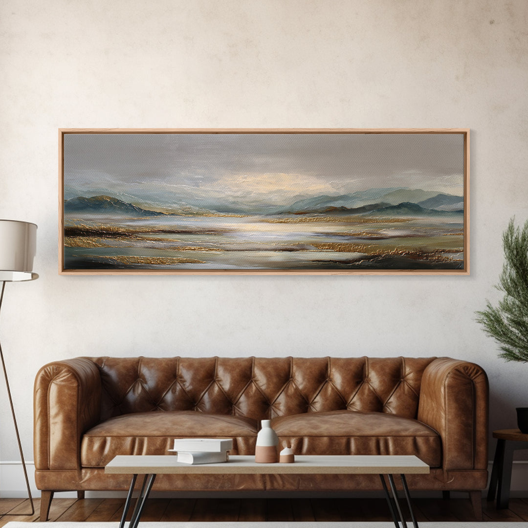 Surreal Dream Landscape Canvas Print, Art, Wall Art Prints, Living Room Decor, Fine Art, Ai Art, Textured Wall Art, ART-3x1-75