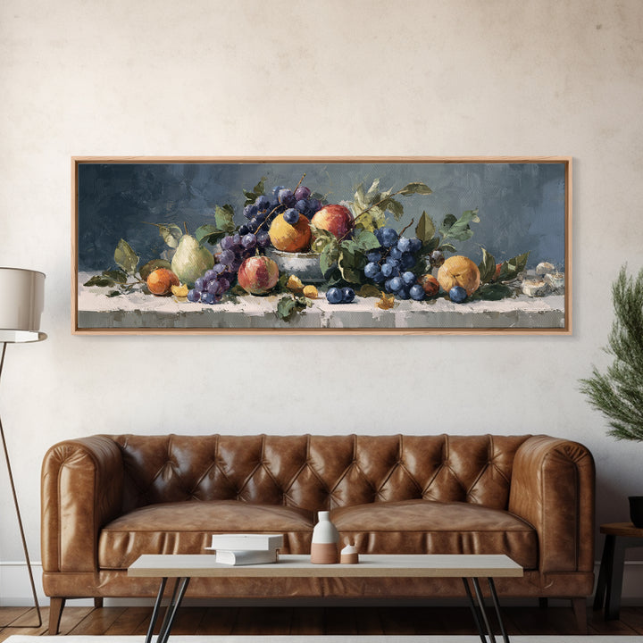 Bold Pop Fruit Composition Canvas Print, Art, Wood Wall Art, Living Room Decor, Fine Art, Modern Decor, Fine Art Print, ART-3x1-8