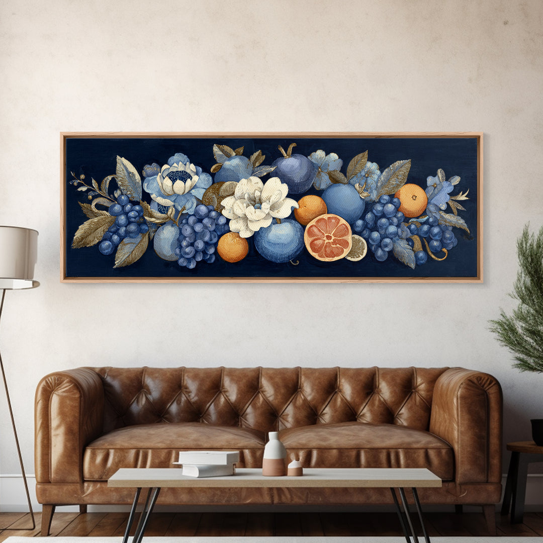 Bold Pop Fruit Composition Canvas Print, Art, Wall Art, Living Room Decor, Fine Art, Original Art, Art Nouveau, ART-3x1-80
