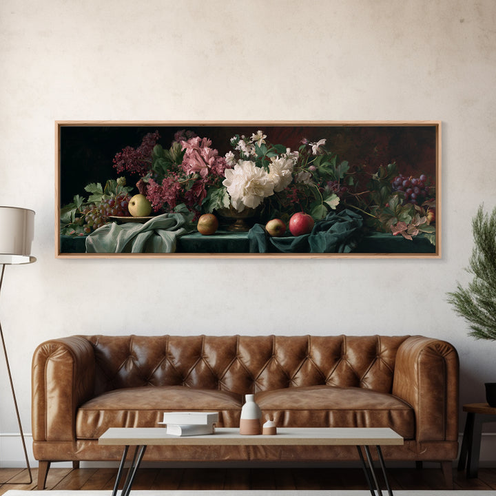 Museum Still Life Framed Canvas Print, Art, Wood Wall Art, Living Room Decor, Fine Art, Modern Decor, Fine Art Print, ART-3x1-89