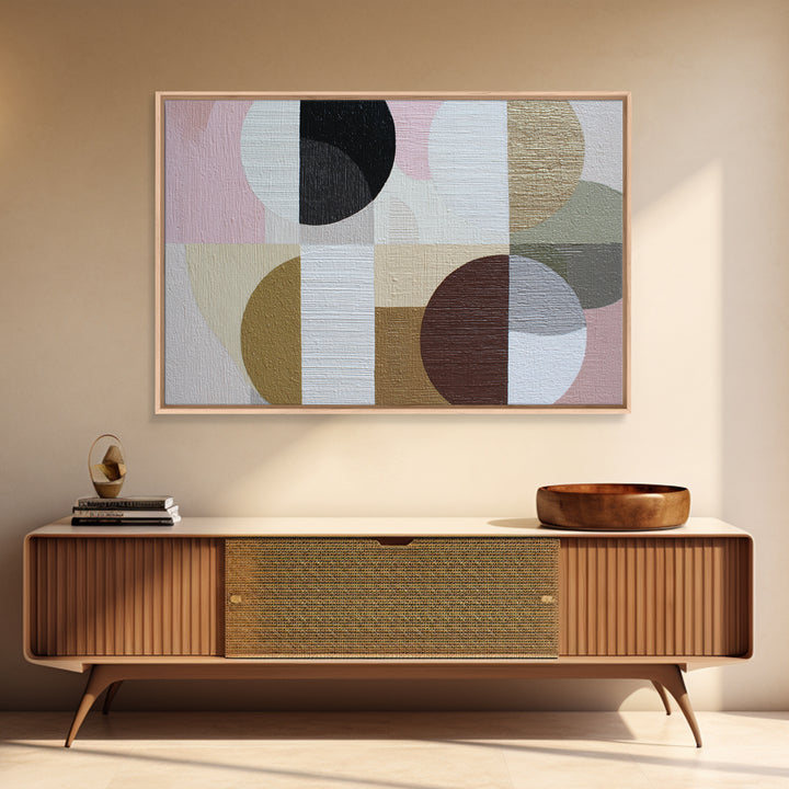 Geometric Color Study Canvas Print, Art, Art Nouveau, Living Room Decor, Abstract Art, Abstract Wall Art, Resin Art, ART-3x2-37