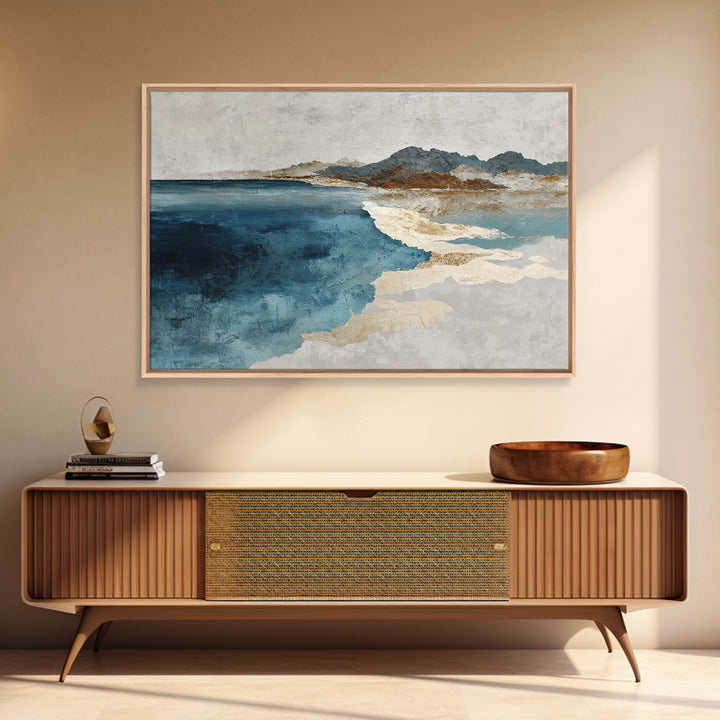 Abstract Water Forms Framed Canvas Print, Art, Pink Wall Art, Living Room Decor, Fine Art, Textured Painting, ART-3x2-47