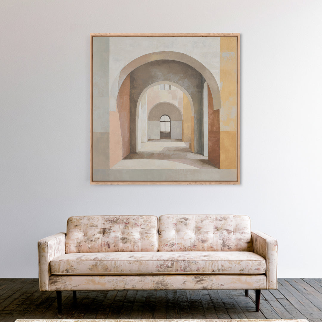 Architectural Arch Study Canvas Print, Above Sofa Art, Fine Art Print, Living Room Decor, Fine Art, Statement, ASA-1x1-81