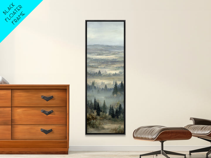 Wide Olive and Beige Meadow Panorama Canvas Print, Above Sofa Art, Canvas Print, Living Room Decor, Oil Painting, Statement, ASA-1x3-22