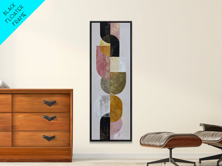 Textured Plaster Abstract Framed Canvas Print, Above Sofa Art, Abstract Wall Art, Living Room Decor, Fine Art, Statement, ASA-1x3-71