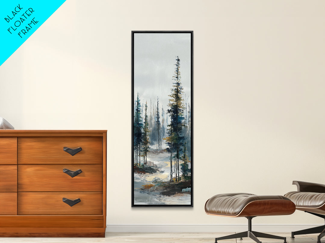 Modern Scandinavian Forest Canvas Print, Above Sofa Art, Set of 3 Wall Art, Living Room Decor, Statement, Minimalist Wall Art, ASA-1x3-99