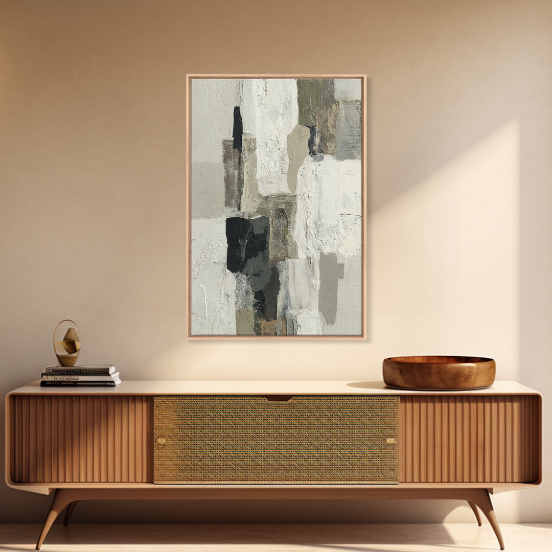 Large Modern Organic Shapes Canvas Print, Above Sofa Art, Contemporary Art, Living Room Decor, Abstract Art, Statement, ASA-2x3-58