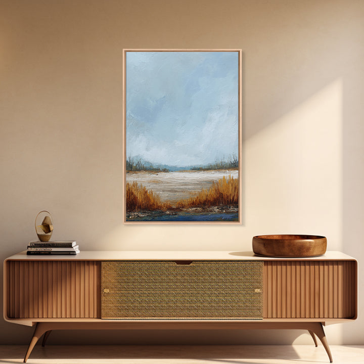 Oversized Abstract Landscape Canvas Print, Above Sofa Art, Canvas Wall Art, Living Room Decor, Statement, Living Room Wall Art, ASA-2x3-81