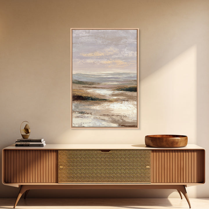 Sunlit Rolling Hills Framed Canvas Print, Above Sofa Art, Large Wall Art, Living Room Decor, Statement 497, Set of Wall Art, ASA-2x3-97