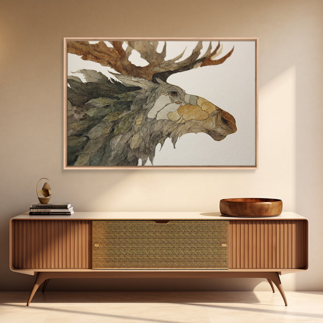 Statement Horse Silhouette Canvas Print, Above Sofa Art, 3 Piece Wall Art, Living Room Decor, Oil Painting, Statement, ASA-3x2-89