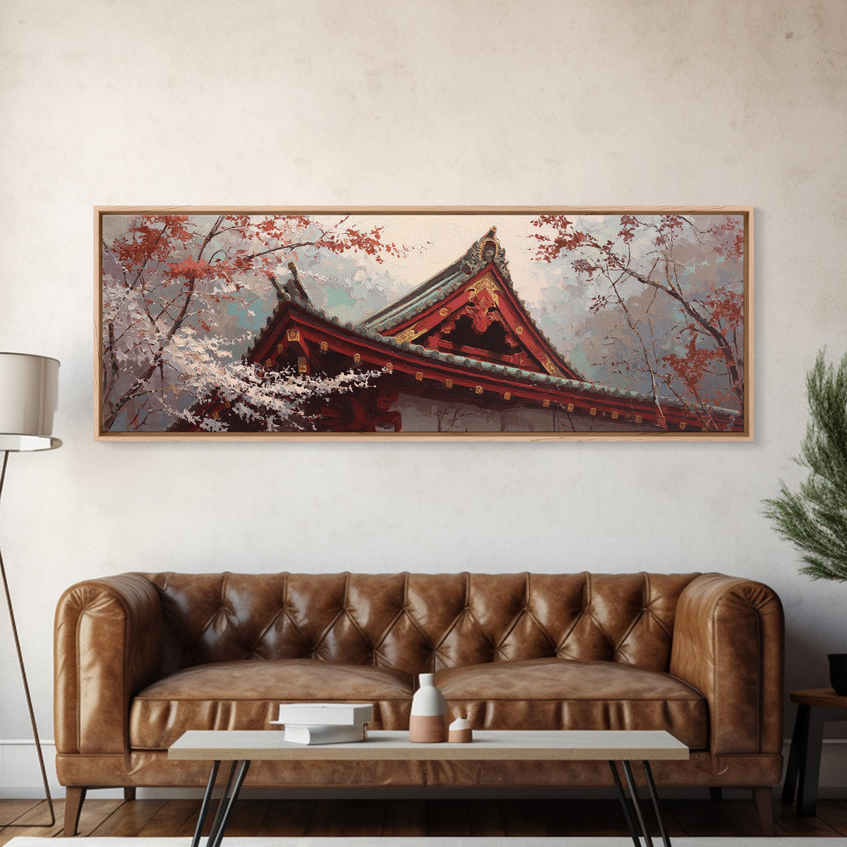 Temple Roof Detail Canvas Print, Asian Inspired Art, Fine Art Print, Living Room Decor, Fine Art, Harmony, Poster, Wall Decor, ASI-3x1-39