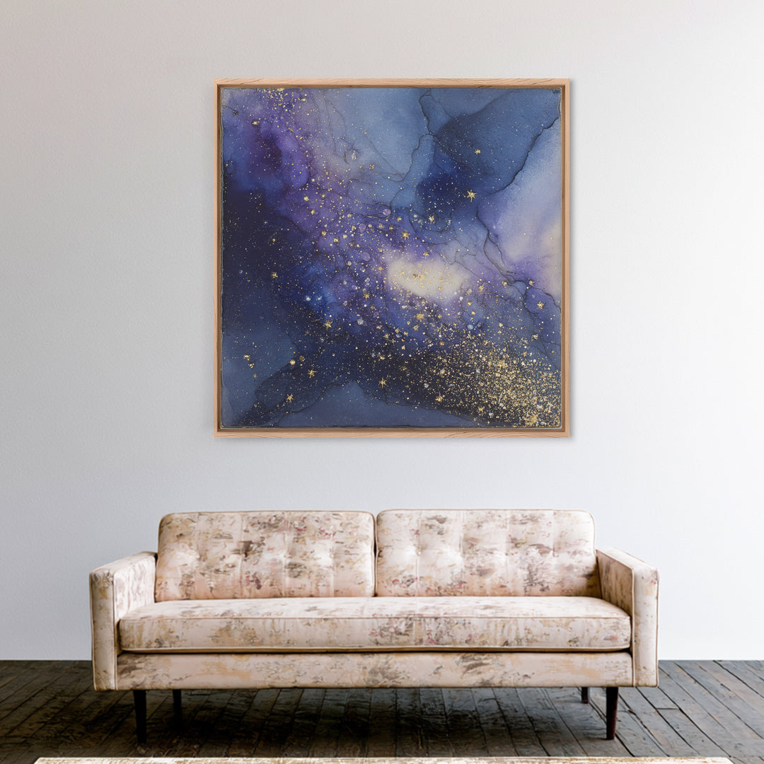 Scorpio Formed from Stars and Jeweled Shadows Canvas Print, Astrology Art, Zodiac Sign Print, Living Room Decor, Zodiac, AST-1x1-10