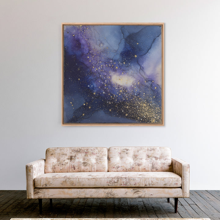 Scorpio Formed from Stars and Jeweled Shadows Canvas Print, Astrology Art, Zodiac Sign Print, Living Room Decor, Zodiac, AST-1x1-10