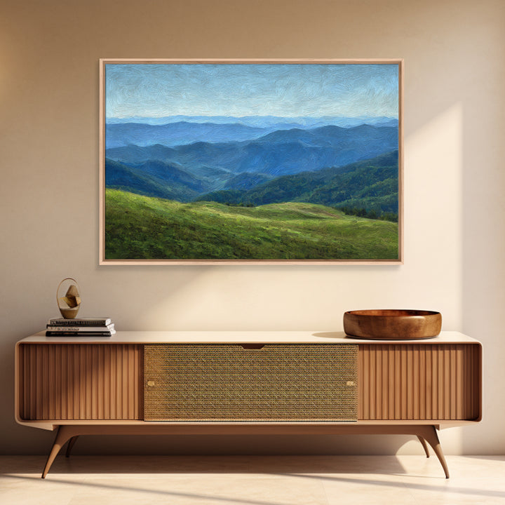 Classic Landscape with Rolling Green Hills Canvas Print, Bed and Breakfast Art, Bedroom Prints, Living Room Decor, Fine Art, BAB-3x2-52