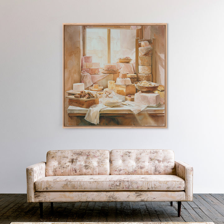 French Patisserie Window Display of Pastel Pastries Canvas Print, Bakery Art, Kids Art, Bakery Decor, Fine Art, Patisserie, BAK-1x1-26