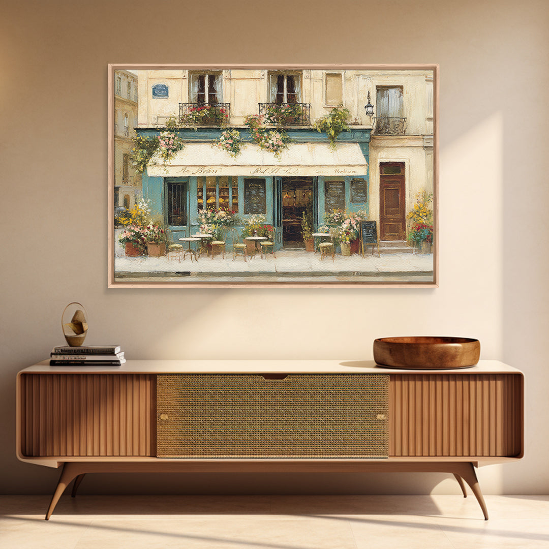 Parisian Dessert Poster Framed Canvas Print, Bakery Art, Kitchen Art Print, Bakery Decor, Fine Art, Patisserie, Modern Decor, BAK-3x2-28